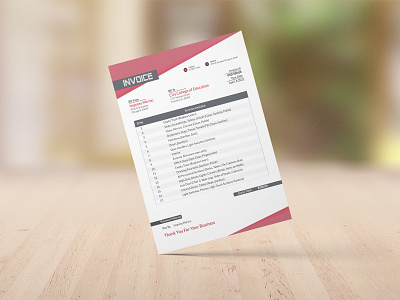 Invoice Template Design bill bills branding branding design brochure business business flyer design flyers graphicdesign illustration invoice invoice design invoice template invoices invoicing logo payment payments templates