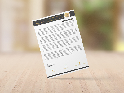 Digital Letterhead Template