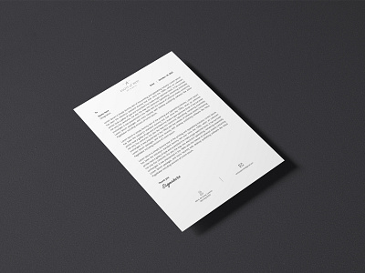 Digital Letterhead Template by Graphic Upshot on Dribbble