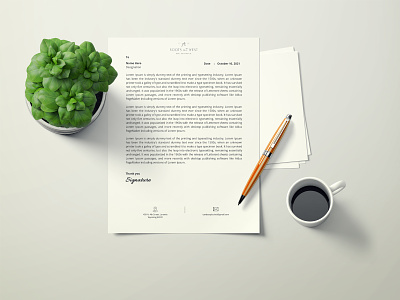 Digital Letterhead Template