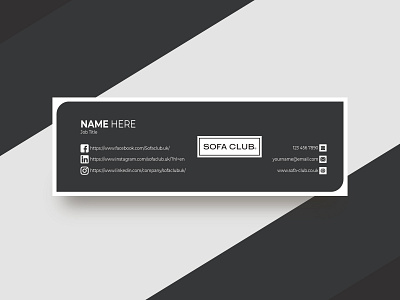 Professional Email Signature Template Design