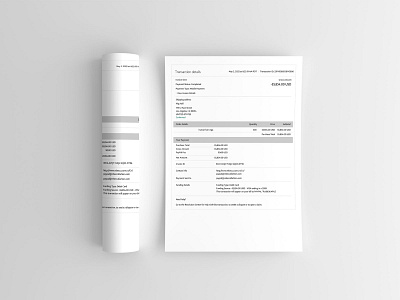 Invoice Template Design