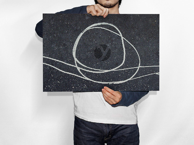 Free Man Holding (Horizontal) Paper PSD Mockup