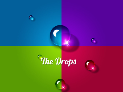 The Drops droplet drops glass transparent