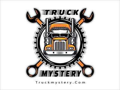 Truck Mystery branding design illustraion truck logo truck service logo truck service logo