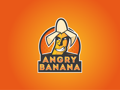 Angy banana branding illustration illustration logo illustrator logo logo design logos logotype mascot vector