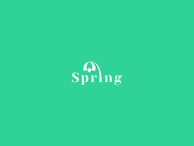 Spring adobe branding design flat illustration illustrator logo logo design logos logotype spring vector