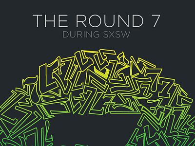 The Round 7 Poster illustration poster print