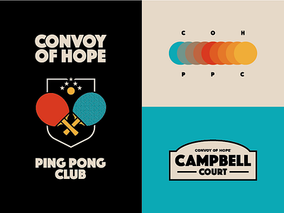 Convoy of Hope Ping Pong Club branding office ping pong table tennis