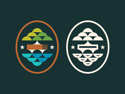 Missouri Shoku badge bonsai brand identity logo missouri shoku