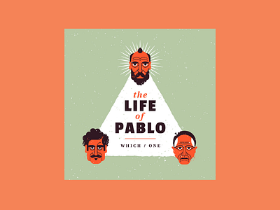 TLOP album design illustration kanye music the life of pablo tlop