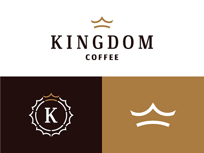 Kingdom Coffee brand coffee crown identity kingdom rebrand