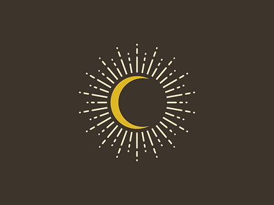 Moon City brand identity illustration logo moon