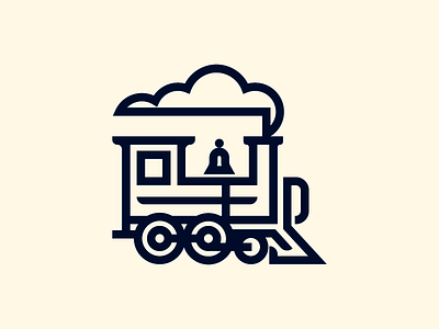 Pufferbilly Days brand branding icon identity logo mark railroad train