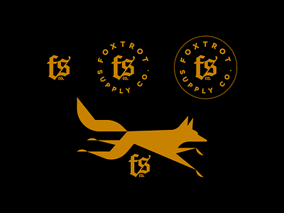 Foxtrot 3 animal badge brand branding fox identity logo mark monogram type