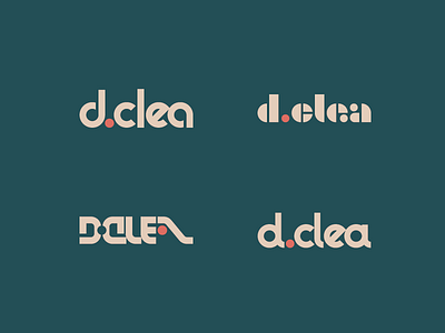 d. clea band design logo logotype type word mark wordmark