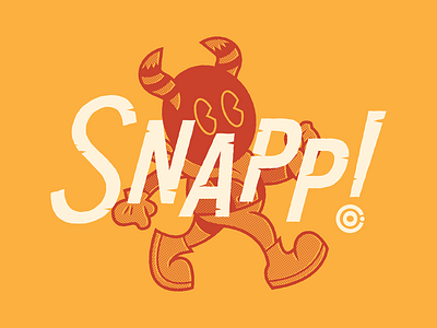 Snapp! Co. character illustration logo missouri ozarks typography