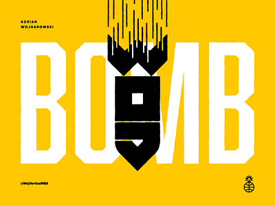 Woj Bomb basketball bomb graphic monogram sports twitter