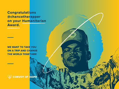 Chance the Rapper x Convoy of Hope chance the rapper convoy of hope graphic hip-hop hope non profit travel