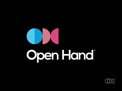 Open Hand brand identity logo