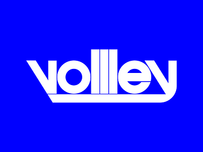 Vollley logo mark type typemark wordmark