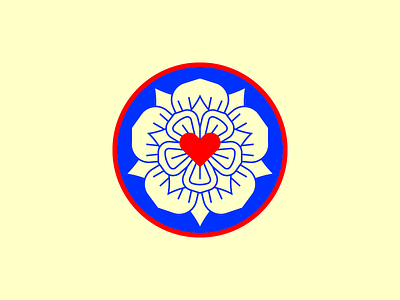 Reformation flower icon logo mark reformation rose seal symbol