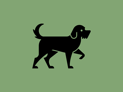 Commute Soft Goods brand dog identity illustration logo