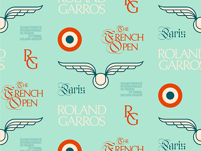 Roland Garros concept identity logo rebrand sports tennis type