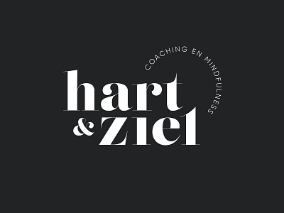 Logo Design Hart & Ziel branding coaching logo logo design logodesign logotype mindfulness typography vector