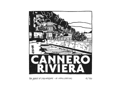 Landscape of Lago Maggiore - Cannero Riviera