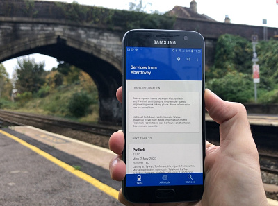 Testing out the Train Beacon Android App android app design appdesign augmented reality kotlin uidesign ux ux design uxui
