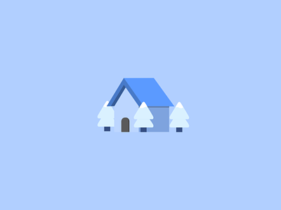 Cozy Cottage design minimal vector