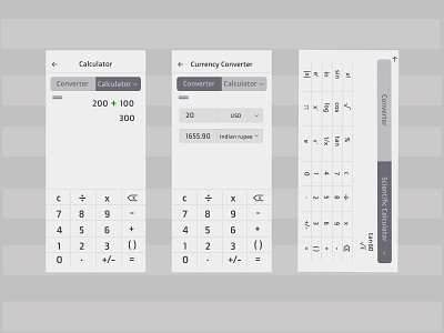 CalCur Calculator #DailyUI dailyui design ui