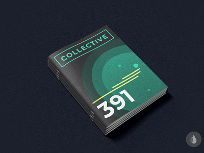 Collective Cover design 291 book cover design graphic green magazine