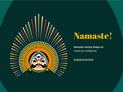 Namaste Dribbble!