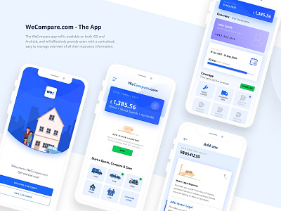 WeCompare App Designs