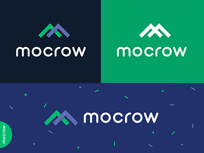 Mocrow - Logo & Brand Identity Assets app branding design flat graphic design icon identity design illustrator logo typography ui vector web