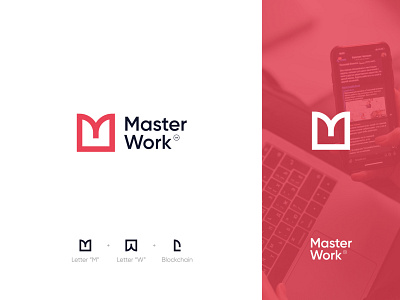 Master Work Logo Design Concept brand identity branding business logo design lettermark logo logo concept logo deisgn minimalist logo modern logo monogram pictorial wordmark