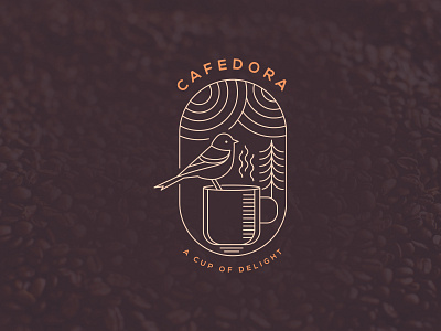 Cafedora - Branding branding design illustration logo