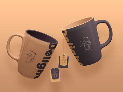 Cafedora - branding branding design logo mug design packaging prakashk