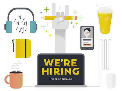 We're hiring a digital designer! beer hiring job rockstar