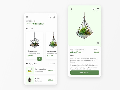 Terrarium Plants Mobile App