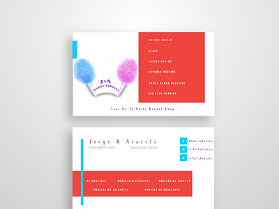 Bouncy House Business cards