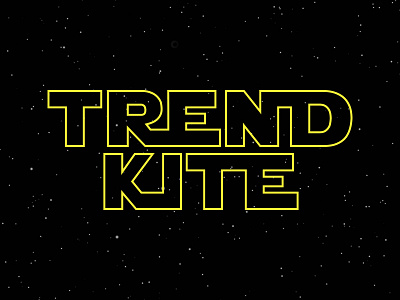Trendkite Wars logo star wars tshirt