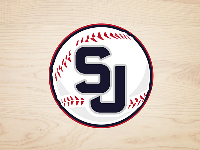 San Jose Tigers baseball illustration logo vector