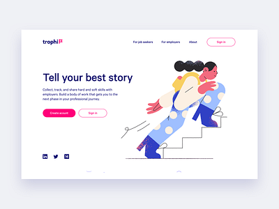 Trophi Landing page