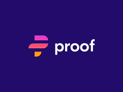 proof logo solo branding gradient design logo design