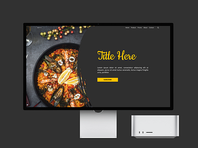 Food Ordering Website branding design graphic design landing page ui ui design web design website