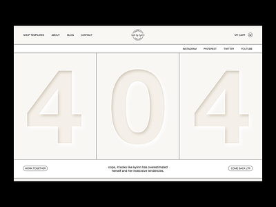 404 page exploration 404 404 error page 404 page agency website design minimal modern neomorphism skeumorphism skeuomorph typeface typography ui web design webdesign