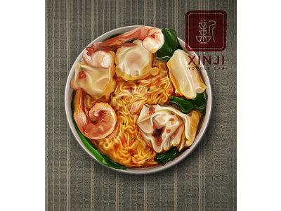 Japanese soup food food illustration illustration japanese food live drawing noodles soup spices